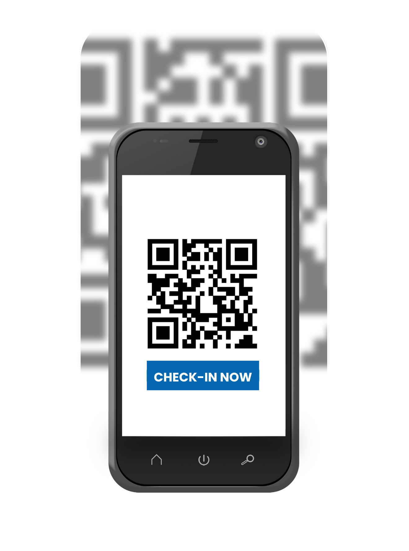 Or scan a QR code at the airport